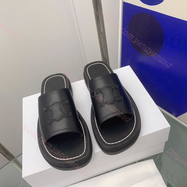 fashion designers women triomphe embellished genuine leather sandals slides summer must-have outdoor sandy beach slippers, Black
fashion designers women triomphe embellished genuine leather sandals slides summer must-have outdoor sandy beach slippers, Black