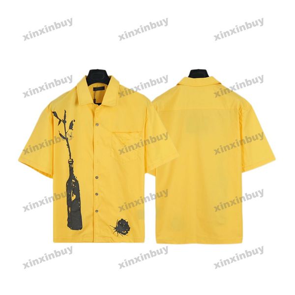 xinxinbuy men designer tee t shirt 23ss triangle patch milan short sleeve cotton women black white yellow s-xl, Black;brown
xinxinbuy men designer tee t shirt 23ss triangle patch milan short sleeve cotton women black white yellow s-xl, Black;brown