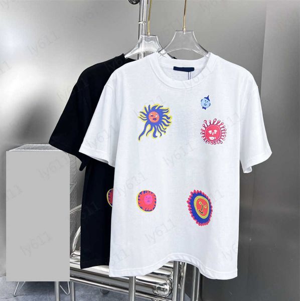 white designer mens short shirt summer loose luxury classic fashion casual colorful graffiti brand logo printing decoration crew neck cotton, White;black
white designer mens short shirt summer loose luxury classic fashion casual colorful graffiti brand logo printing decoration crew neck cotton, White;black