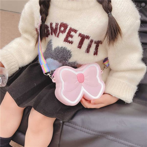 cute silicone bow children's mini shoulder bag candy colorful baby coin wallet handbag rainbow strap children's cross bag 4tk0
cute silicone bow children's mini shoulder bag candy colorful baby coin wallet handbag rainbow strap children's cross bag 4tk0
