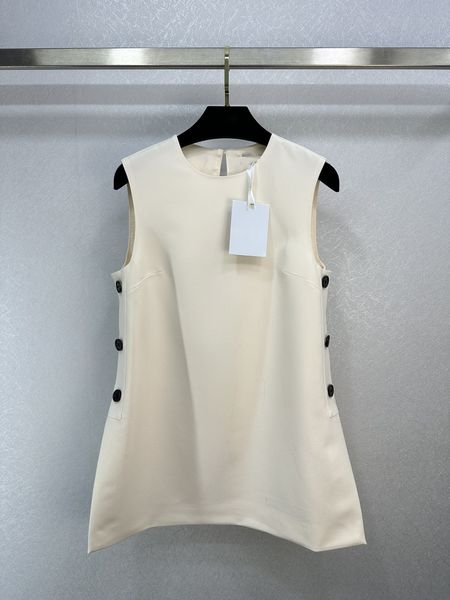 casual dresses 2023 european luxury designer dress high set summer new side button sleeveless tank skirt, Black;gray
casual dresses 2023 european luxury designer dress high set summer new side button sleeveless tank skirt, Black;gray