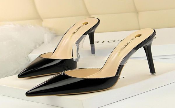 slippers mules shoes women dress shoes women pointed toe high heels silver heels escarpins hauts talons summer slip5560483, Black
slippers mules shoes women dress shoes women pointed toe high heels silver heels escarpins hauts talons summer slip5560483, Black