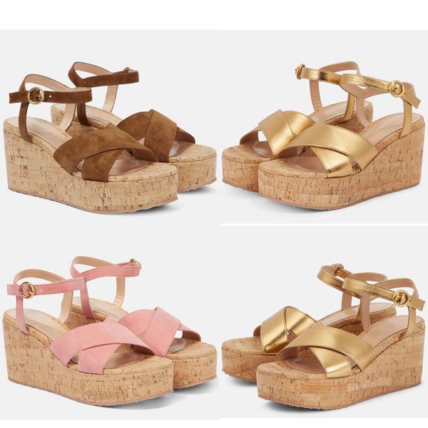 summer women's sandals italian wooden wedge shoes suede cross ankle buckle open toe durable thick sole shows elegant women's charm, Black
summer women's sandals italian wooden wedge shoes suede cross ankle buckle open toe durable thick sole shows elegant women's charm, Black