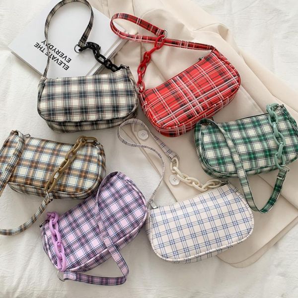 women's shoulder bag retro plaid underarm bags chain strap zipper casual designer mini handbags
women's shoulder bag retro plaid underarm bags chain strap zipper casual designer mini handbags
