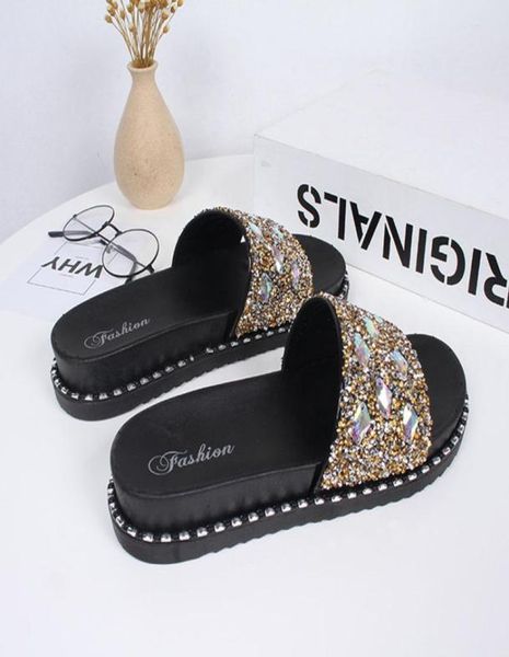 women beach flip flops slippers flat women causal shoes woman gold slipper slides crystal bling sandals female slippers4051005, Black
women beach flip flops slippers flat women causal shoes woman gold slipper slides crystal bling sandals female slippers4051005, Black