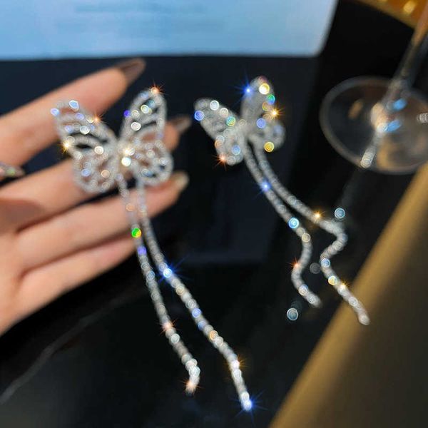 charm jwer tassel butterfly earrings for women shiny rhinestone big bowknot creative jewelry temperament party girl accessories gifts aa2305, Golden
charm jwer tassel butterfly earrings for women shiny rhinestone big bowknot creative jewelry temperament party girl accessories gifts aa2305, Golden