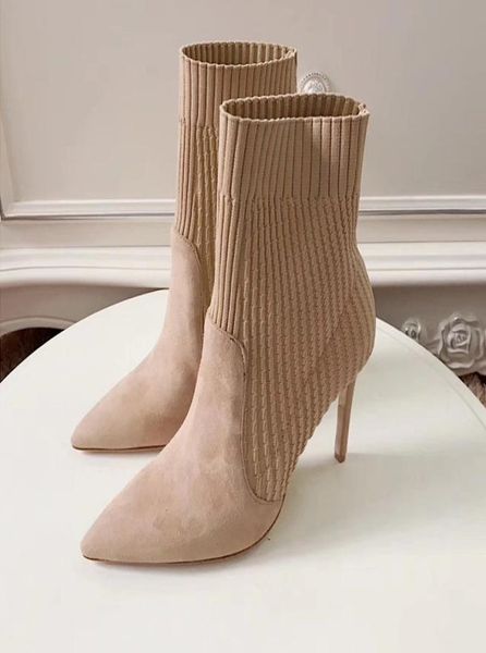 womens pointed toes ankle hlaf boots high heel 58cm woolen socklike booties ladies high fashion knit boots heel size 3440 b8794771, Black
womens pointed toes ankle hlaf boots high heel 58cm woolen socklike booties ladies high fashion knit boots heel size 3440 b8794771, Black
