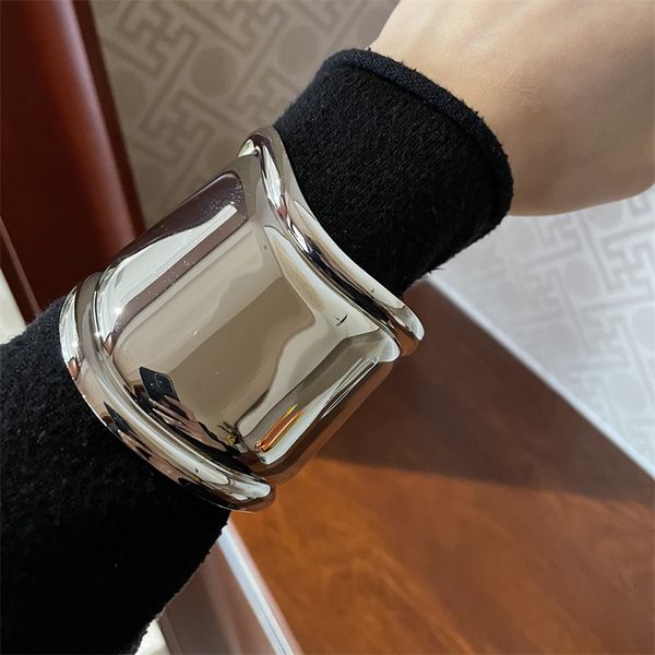 chain statement big cuff bracelets bangles for women style personality fashion metallic open bracelet 230519, Black
chain statement big cuff bracelets bangles for women style personality fashion metallic open bracelet 230519, Black