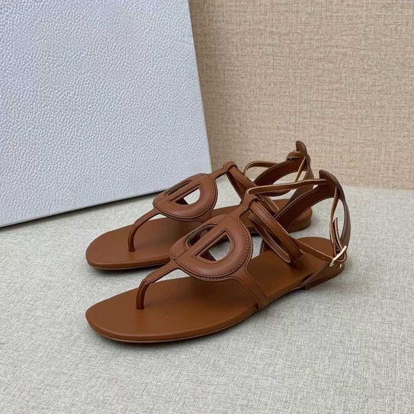 designer buckle strap zapatillas mujer sandals women genuine leather thong sandals roman vacation beach flats summer, Black 
designer buckle strap zapatillas mujer sandals women genuine leather thong sandals roman vacation beach flats summer, Black