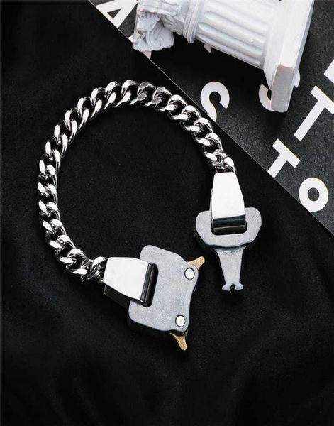 alyx river link bracelets men and women lovers titanium stainless steel 1017 alyx 9sm bracelet fashion metal buckle jewelry q07177968173, Black
alyx river link bracelets men and women lovers titanium stainless steel 1017 alyx 9sm bracelet fashion metal buckle jewelry q07177968173, Black