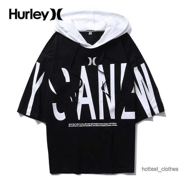 hurley brand hooded t-shirt for men in summer, thin, loose and breathable, large size, 5/4 sleeve, korean version, versatile mid sleeve tren, White;black
hurley brand hooded t-shirt for men in summer, thin, loose and breathable, large size, 5/4 sleeve, korean version, versatile mid sleeve tren, White;black