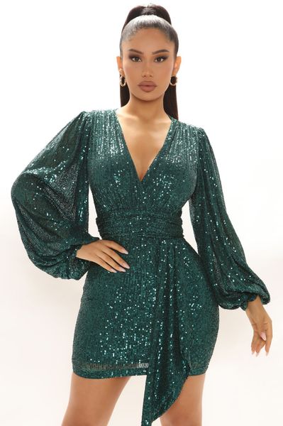 basic casual dresses european style woman sequin dress v-neck vestido de mujer bling nightclub mini woman dresses 230519, Black;gray
basic casual dresses european style woman sequin dress v-neck vestido de mujer bling nightclub mini woman dresses 230519, Black;gray