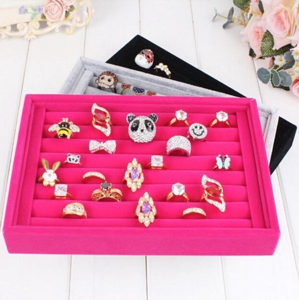 2pcslots jewelry display rings organizer show case holder box new red ring storage ear pin accessories box4795693, Black
2pcslots jewelry display rings organizer show case holder box new red ring storage ear pin accessories box4795693, Black