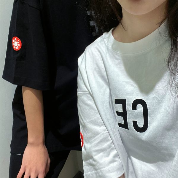 men t-shirt cotton short sleeve tee shirts fashion solid reflective alphabet print t-shirt couple men and women, White;black
men t-shirt cotton short sleeve tee shirts fashion solid reflective alphabet print t-shirt couple men and women, White;black
