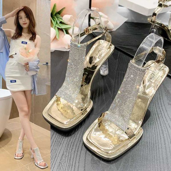 water diamond sandals 2023 summer new little fairy thin high heel platform women's shoes banquet style, Black
water diamond sandals 2023 summer new little fairy thin high heel platform women's shoes banquet style, Black