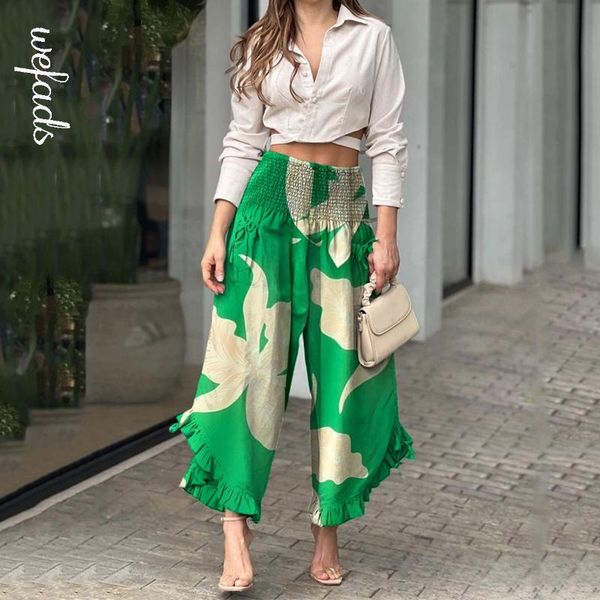 pants wefads women two piece set solid lapel shirt long sleeve cutout print loose wide legs casual stretch pants sets high streetwear, White
pants wefads women two piece set solid lapel shirt long sleeve cutout print loose wide legs casual stretch pants sets high streetwear, White
