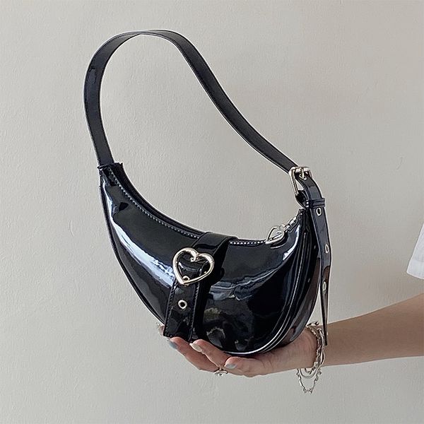 waist bags crescent moon women's underarm bag patent leather cool girls love heart shoulder luxury design female party purse handbags 2
waist bags crescent moon women's underarm bag patent leather cool girls love heart shoulder luxury design female party purse handbags 2