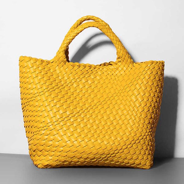 ladies high level yellow genuine leather bag braided shopping bag large capacity bag
ladies high level yellow genuine leather bag braided shopping bag large capacity bag