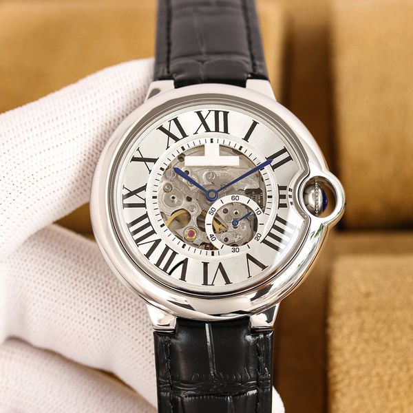 mens watch automatic mechanical watches sapphire 42mm classic business wristwatch waterproof swimming 100m montre de luxe, Slivery;brown
mens watch automatic mechanical watches sapphire 42mm classic business wristwatch waterproof swimming 100m montre de luxe, Slivery;brown