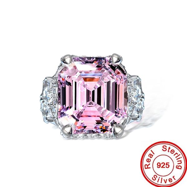 emerald cut 8ct pink diamond ring 100% real 925 sterling silver engagement wedding band rings for women party promise jewelry, Slivery;golden
emerald cut 8ct pink diamond ring 100% real 925 sterling silver engagement wedding band rings for women party promise jewelry, Slivery;golden