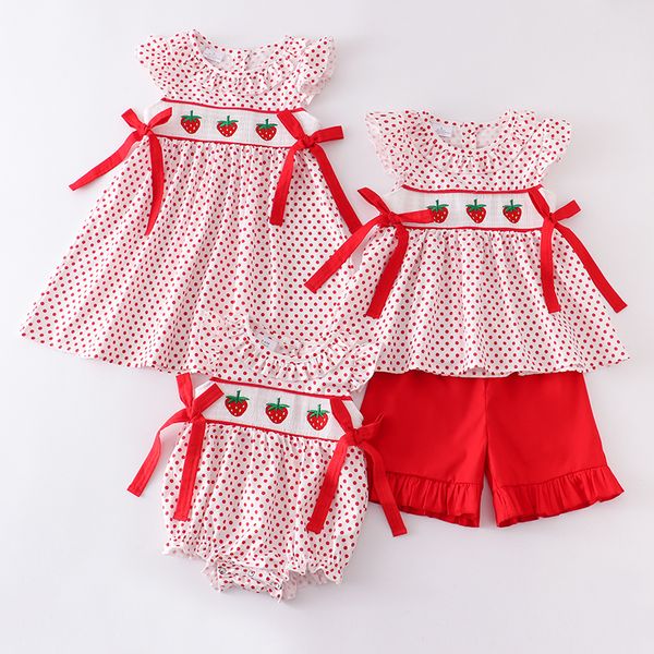 tshirts girlymax spring summber baby girls sibling boutique children clothes dots milk silk smocked strawberry dress romper shorts set 23051, Blue
tshirts girlymax spring summber baby girls sibling boutique children clothes dots milk silk smocked strawberry dress romper shorts set 23051, Blue
