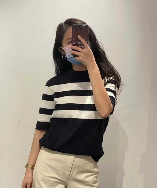 c 2023 spring new casual loose standard fit round neck short sleeve knitwear women's bottom shirt, White
c 2023 spring new casual loose standard fit round neck short sleeve knitwear women's bottom shirt, White