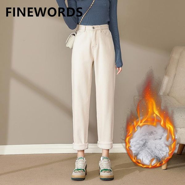 jeans finewords high waist winter thicken cashmere beige jeans women casual vintage harem jeans korean streetwear loose denim pants, Blue
jeans finewords high waist winter thicken cashmere beige jeans women casual vintage harem jeans korean streetwear loose denim pants, Blue