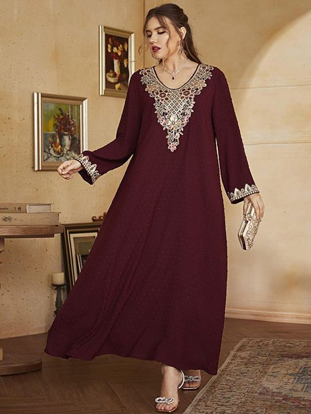 plus size dresses toleen women size maxi luxury elegant long sleeve abaya muslim turkish evening party wedding festival clothing 230518, Black
plus size dresses toleen women size maxi luxury elegant long sleeve abaya muslim turkish evening party wedding festival clothing 230518, Black