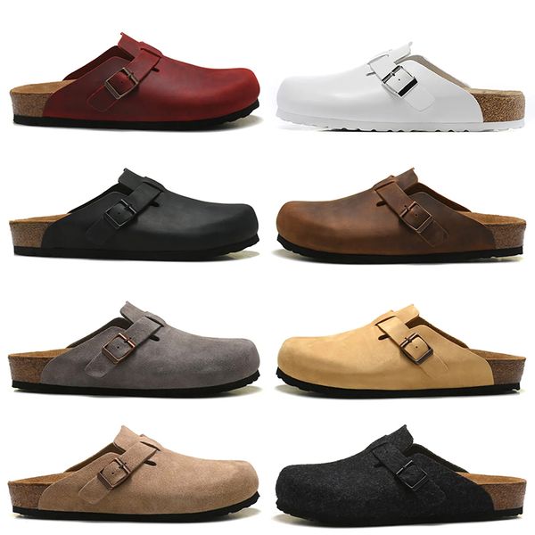 boston clogs oiled leather bag head pull cork suede slippers fashion women men autumn winter loafers shoes classic tan brown black clog sand
boston clogs oiled leather bag head pull cork suede slippers fashion women men autumn winter loafers shoes classic tan brown black clog sand