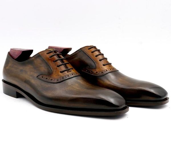 men dress shoe oxfords shoe custom handmade shoe patina olive matching brown design square toe genuine calf leather ox0028572213, Black
men dress shoe oxfords shoe custom handmade shoe patina olive matching brown design square toe genuine calf leather ox0028572213, Black