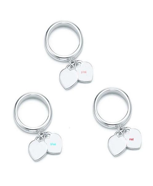 heart pendant couple rings women silver plating classic brand double hearts hanging tag fashion designer jewelry ring for lovers c5982167
heart pendant couple rings women silver plating classic brand double hearts hanging tag fashion designer jewelry ring for lovers c5982167