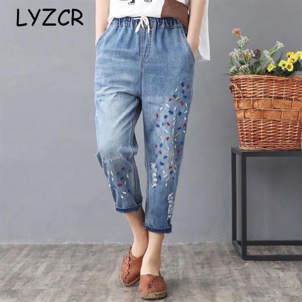 jeans high waisted embroidery harem jeans distressed women loose plus size womens jeans with embroidery elastic waist denim pants, Blue
jeans high waisted embroidery harem jeans distressed women loose plus size womens jeans with embroidery elastic waist denim pants, Blue