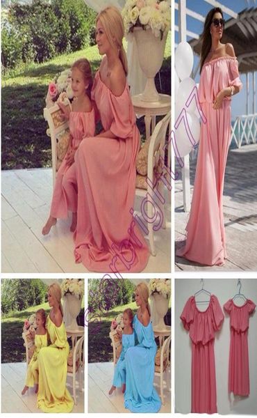 summer family matching clothing maxi solid chiffon mother daughter dresses family look clothing beach mom and daughter matching dr1920774, Blue
summer family matching clothing maxi solid chiffon mother daughter dresses family look clothing beach mom and daughter matching dr1920774, Blue