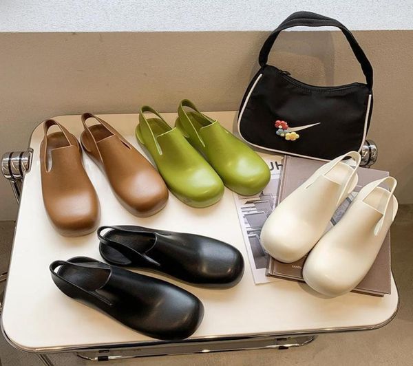 slippers women039s spring and summer 2021 same style baotou fashion round toe rubber shoes rear empty flat sandal1071683, Black
slippers women039s spring and summer 2021 same style baotou fashion round toe rubber shoes rear empty flat sandal1071683, Black