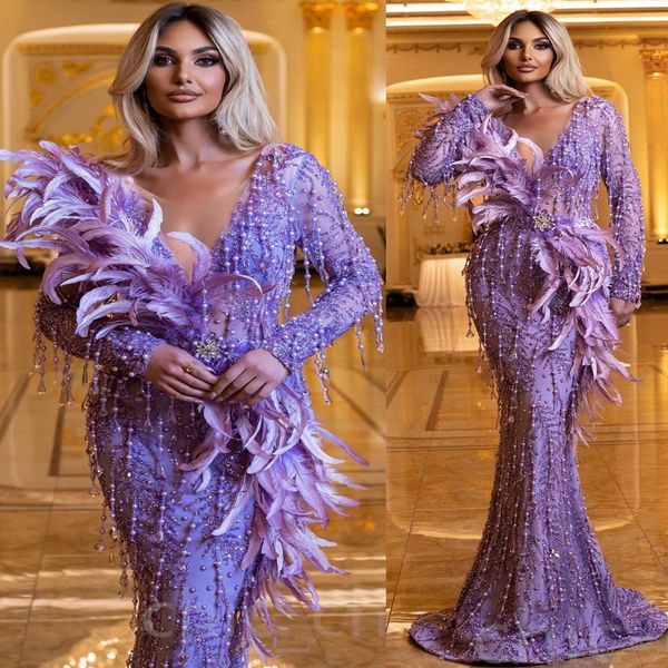 2023 may aso ebi mermaid lavender prom dress feather beading evening formal party second reception birthday engagement gowns dress robe de s, Black
2023 may aso ebi mermaid lavender prom dress feather beading evening formal party second reception birthday engagement gowns dress robe de s, Black