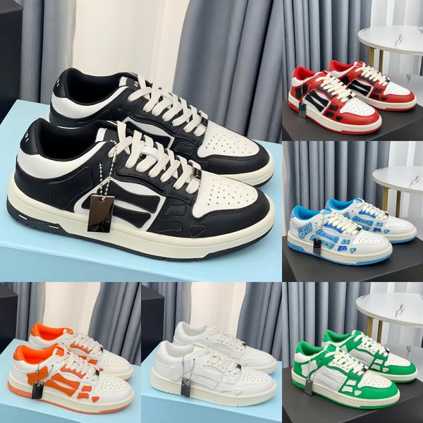 2023 designer skel low men women shoes bones hi leather skeleton sneakers luxury skeleton blue red white black green gray pink couple casual
2023 designer skel low men women shoes bones hi leather skeleton sneakers luxury skeleton blue red white black green gray pink couple casual
