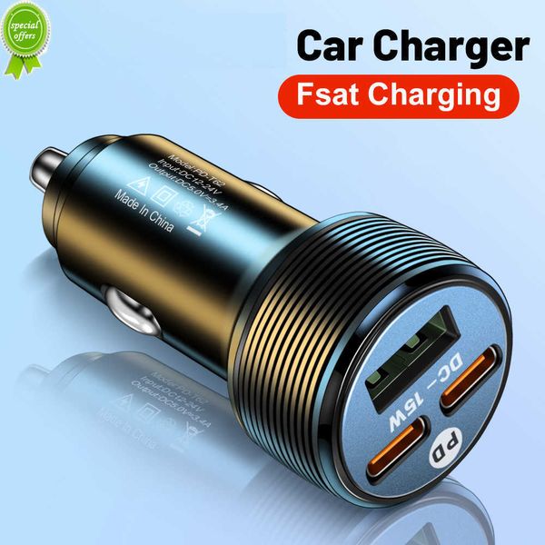 new 3 in 1 usb type c pd 5v 3a car charger fast charging dc 15w auto charging adapter outdoor car kits charges for mobile phone
new 3 in 1 usb type c pd 5v 3a car charger fast charging dc 15w auto charging adapter outdoor car kits charges for mobile phone