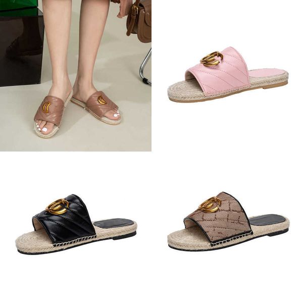 2023 cord platform leather slippers g metal buckle flats women sandals summer shoes quilted mules loafers low slides straw bottom embroidery, Black
2023 cord platform leather slippers g metal buckle flats women sandals summer shoes quilted mules loafers low slides straw bottom embroidery, Black