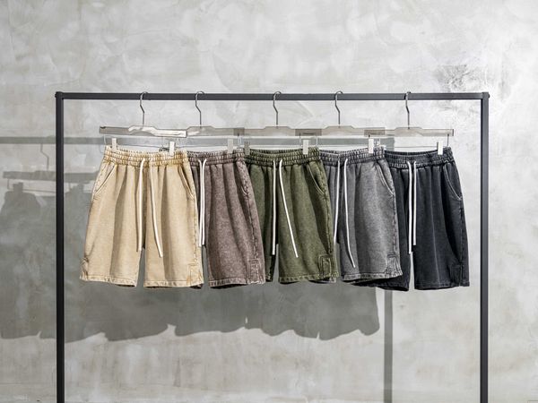 high street summer split shorts american vintage street trendy capris men's and women's beach pants, White;black
high street summer split shorts american vintage street trendy capris men's and women's beach pants, White;black