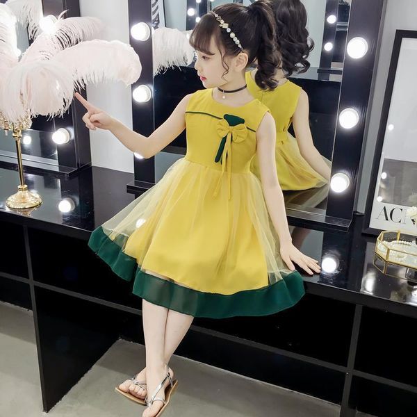 girl's dresses girls summer dress princess lace up waist dresses girls fashion 8 years party dance bow tie girls dresses for kids cloth, Red;yellow
girl's dresses girls summer dress princess lace up waist dresses girls fashion 8 years party dance bow tie girls dresses for kids cloth, Red;yellow
