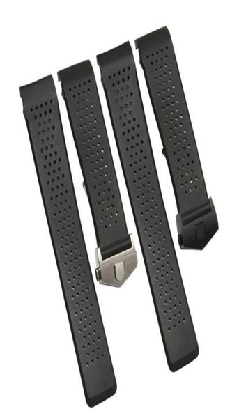 watch bands 22mm 24mm black ventilation band for tag carrera silicone rubber waterproof strap bracelet belt3999831, Black;brown
watch bands 22mm 24mm black ventilation band for tag carrera silicone rubber waterproof strap bracelet belt3999831, Black;brown