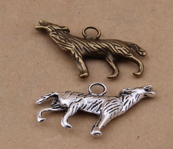 200pcslot wolf charms pendant coyote charm pendant antique silver antique bronze 2 sided charm 1585851, Bronze;silver 
200pcslot wolf charms pendant coyote charm pendant antique silver antique bronze 2 sided charm 1585851, Bronze;silver