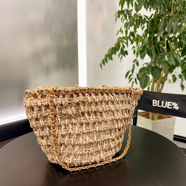wholesale raffia woven straw shoulder bags holiday beach party shopping purse large capacity outdoor sacoche gold matelasse chain handbags c
wholesale raffia woven straw shoulder bags holiday beach party shopping purse large capacity outdoor sacoche gold matelasse chain handbags c