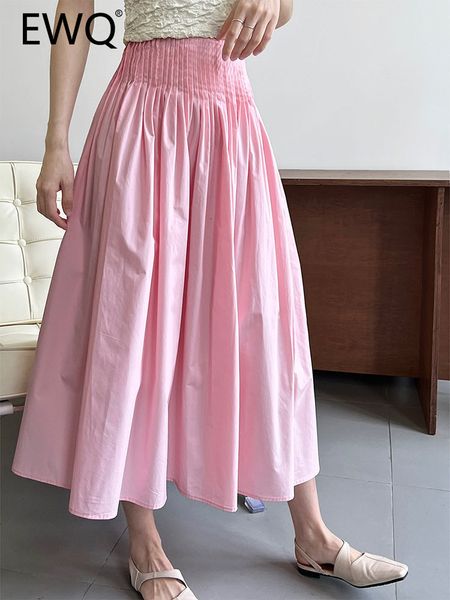 skirts ewq pleated design elastic high waist skirt for women solid color a-line office lady loose skirts spring 26d2743 230519, Black
skirts ewq pleated design elastic high waist skirt for women solid color a-line office lady loose skirts spring 26d2743 230519, Black