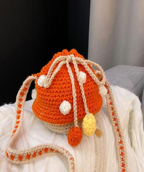 evening bags women shoulder bag fashion knit mushroom hit color crossbody female casual mini purse2929662
evening bags women shoulder bag fashion knit mushroom hit color crossbody female casual mini purse2929662