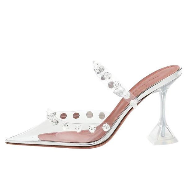 Amina muaddi Transparency high-heeled sandals and shoes Diamond RivetS Sexy socialite word with crystal woman high heels shoes with box, Pink
Amina muaddi Transparency high-heeled sandals and shoes Diamond RivetS Sexy socialite word with crystal woman high heels shoes with box, Pink