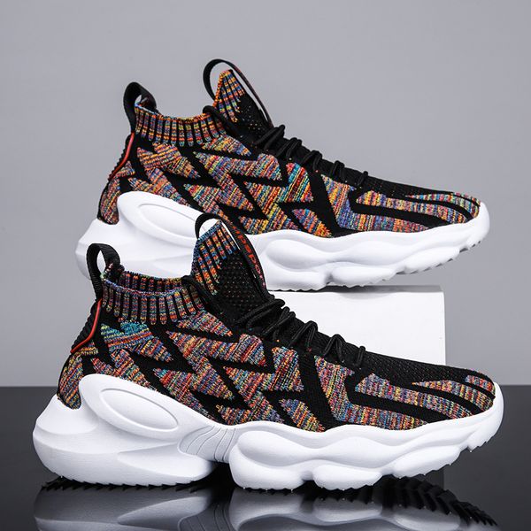 dress shoes high-casual breathable sneakers fashion running shoes men's casual shoes lightweight sneakers zapatos de hombre 230519, Black
dress shoes high-casual breathable sneakers fashion running shoes men's casual shoes lightweight sneakers zapatos de hombre 230519, Black