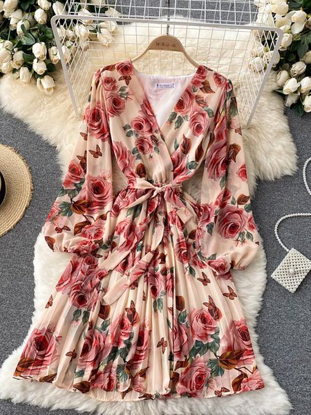dresses autumn women floral draped mini dress bohemian female vneck puff long sleeve high waist bandage pleated vestido female robe new, Black;gray
dresses autumn women floral draped mini dress bohemian female vneck puff long sleeve high waist bandage pleated vestido female robe new, Black;gray