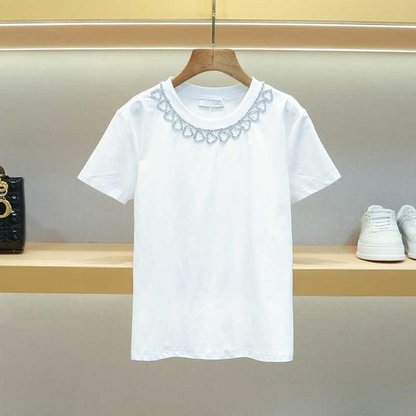 underlay women's summer 2023 women's new round neck rhinestone short sleeve cotton solid t-shirt women's top, White
underlay women's summer 2023 women's new round neck rhinestone short sleeve cotton solid t-shirt women's top, White