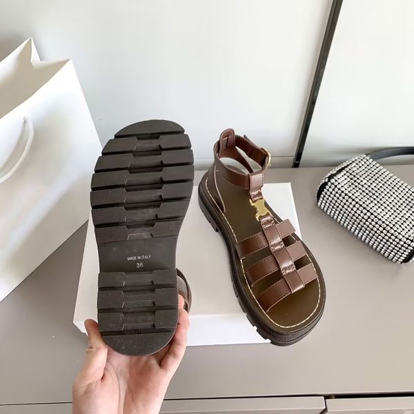 2023 clea chunky sandals designer triomphe gladiator sandal women leather fishman adjustable buckle strap slides slippers, Black
2023 clea chunky sandals designer triomphe gladiator sandal women leather fishman adjustable buckle strap slides slippers, Black